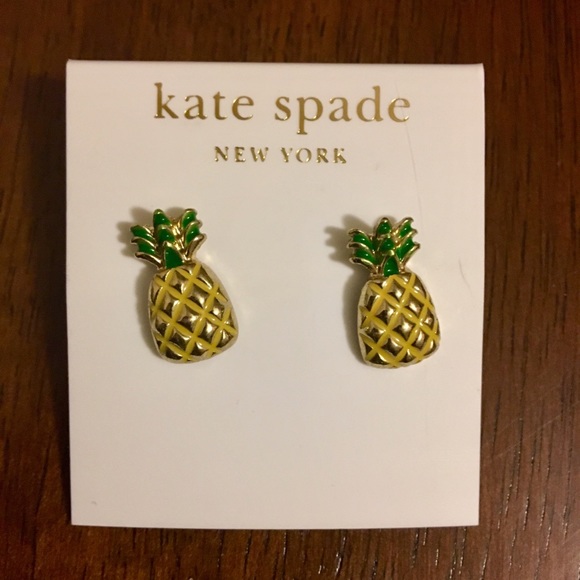 pineapple earrings kate spade